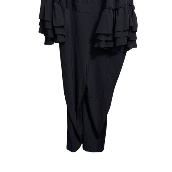 New Rodarte X Universal Standard black ruffle jumpsuit size 3X - Picture 8 of 11